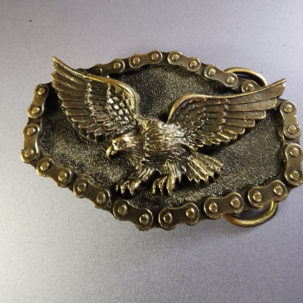 Belt Buckle Eagle Bike Chain #D1221